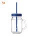 Bicchiere a forma barattolo - 400ml - TROPICAL TWIST