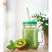 Bicchiere a forma barattolo - 400ml - TROPICAL TWIST
