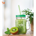 Bicchiere a forma barattolo - 400ml - TROPICAL TWIST