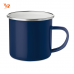 Tazza in metallo smaltata - 350ml - PLATEADO