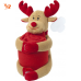 Peluche Cervo con coperta in pile, a tema natalizio - 99B2532