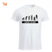 T-Shirt - Bianca con stampa - <BR>Disponibile in versione Uomo Tema: Addio al celibato